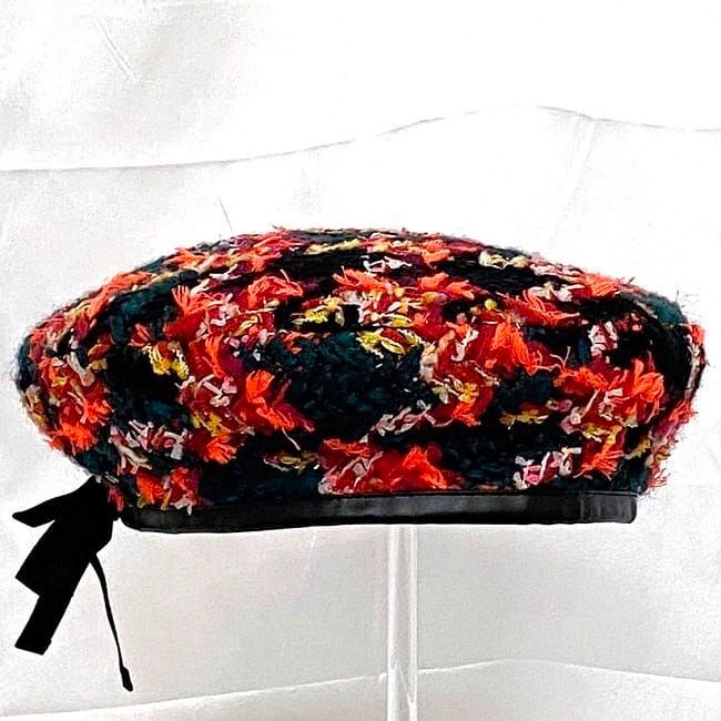 Gucci Beret Green Red Black GG Marmont — view 4