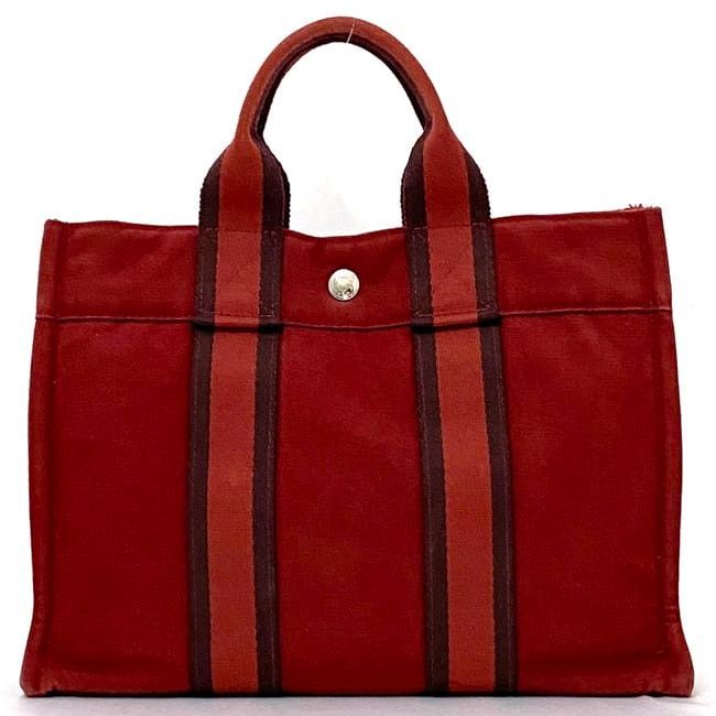 Hermes Handbag Fourre Tout PM Red — view 4