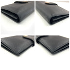 Prada Saffiano Triangle Logo Long Wallet 1 Mv025 Black — view 5