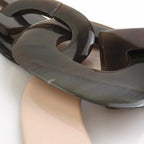 Hermes Jumbo Link Bronze Necklace — view 8