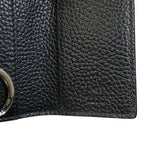 Gucci 6-Ring Key Case Hook Ring Small Leather Black — view 6