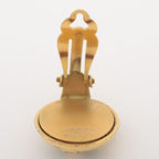Chanel Logo Earrings 94 A GP Gold And Black — view 5