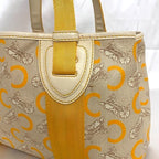 Celine Tote Bag Beige Yellow C Macadam — view 8