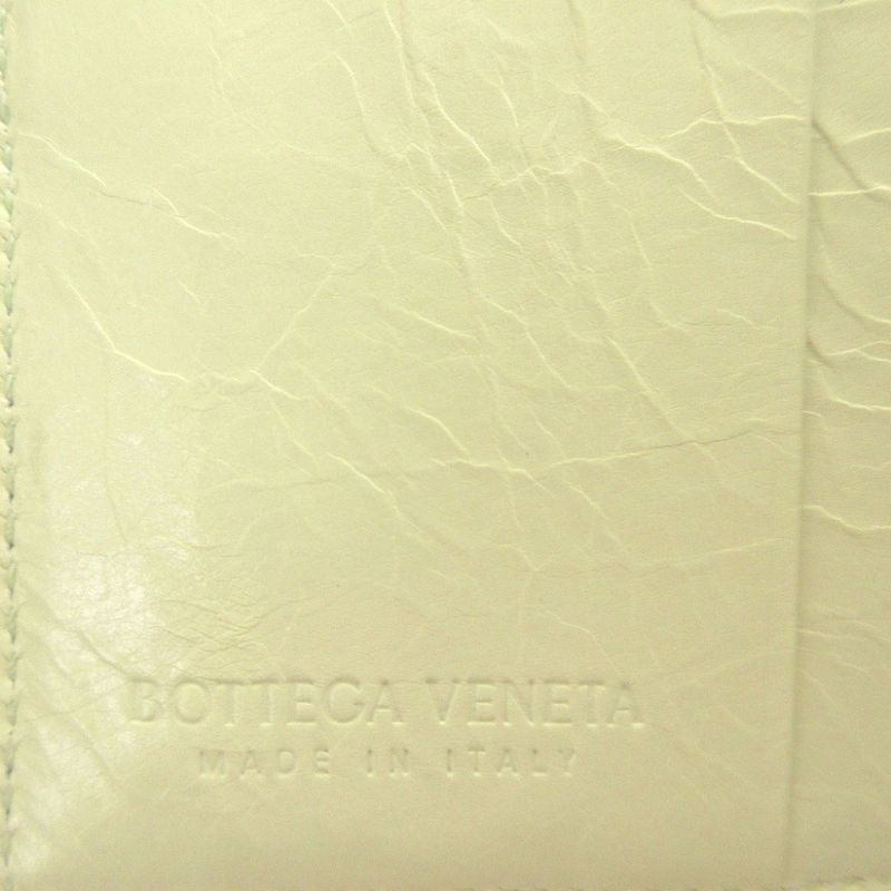 Bottega Veneta Maxi Intrecciato IC Chip Leather Yellow Bifold Wallet — view 7