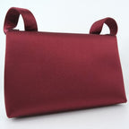 Chanel Party Bag Satin And Rhinestone Bordeaux Shoulder — view 3