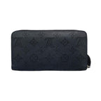 Louis Vuitton Long Wallet Zippy Monogram Mahina Noir Black — view 2