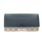 Gucci Long Wallet GG Supreme Continental Beige — view 2