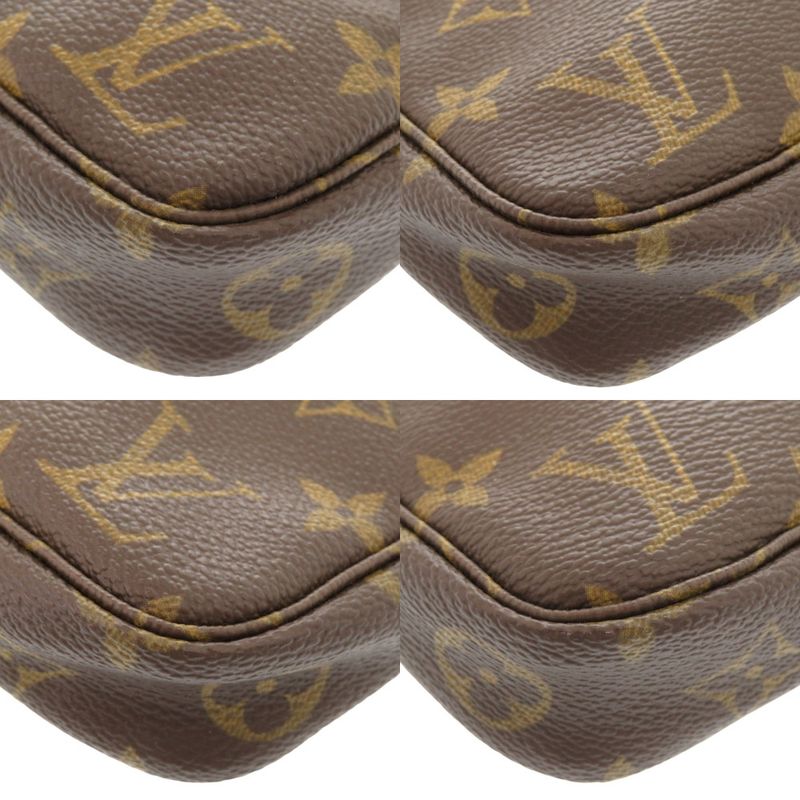 Louis Vuitton Pochette Accessoire Monogram Brown Accessory Pouch 1258 — view 4