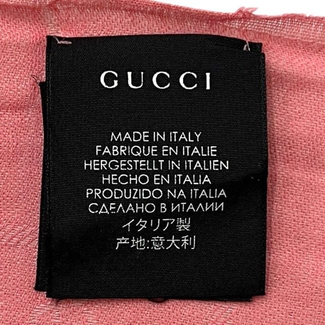 Gucci Shawl Pink Cleaned — view 6