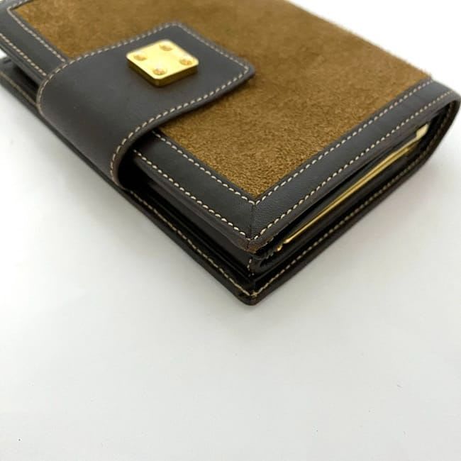 Loewe Fold Wallet Brown Beige — view 3