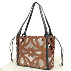 Loewe Anagram Cut-Out Tote Shoulder Bag — view 2