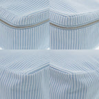 Hermes Cabriole Togo Bag MM Cotton White Blue Water 1009 Pouch — view 5
