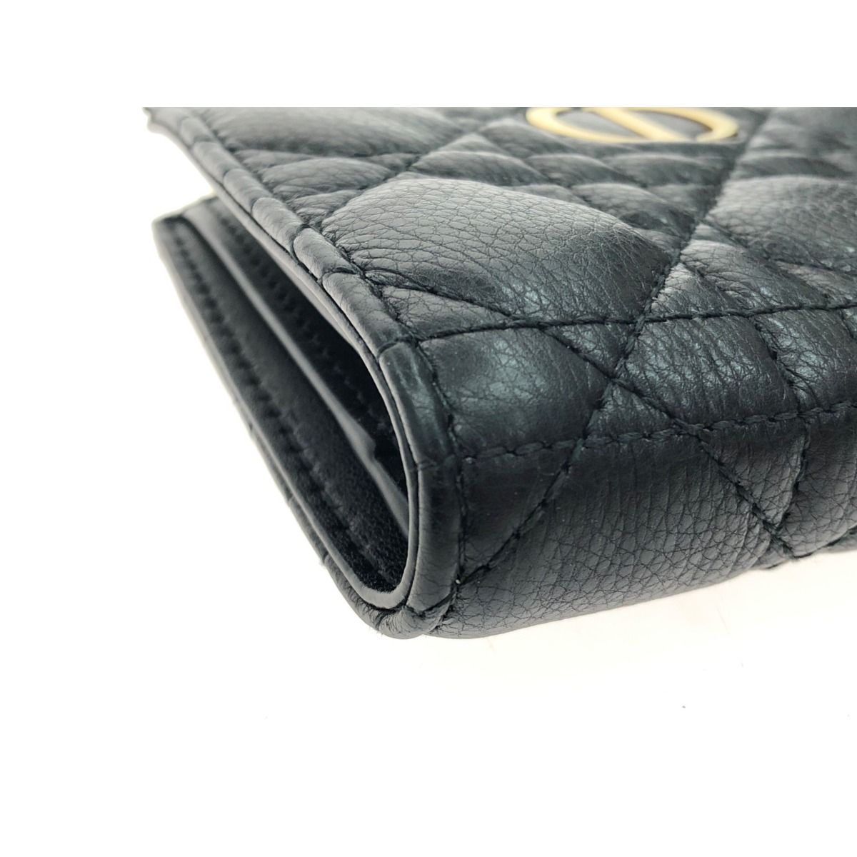 Christian Dior Bifold Wallet Caro Dahlia Cannage S5173 Uwhc — view 9