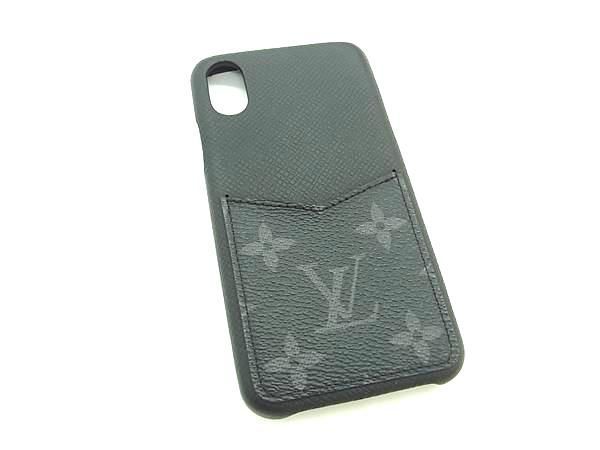 Louis Vuitton Monogram Eclipse Folio Bumper Case For Iphone XS Black