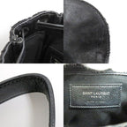Saint Laurent Rucksack Festival Backpack Lace Black Fringe — view 9