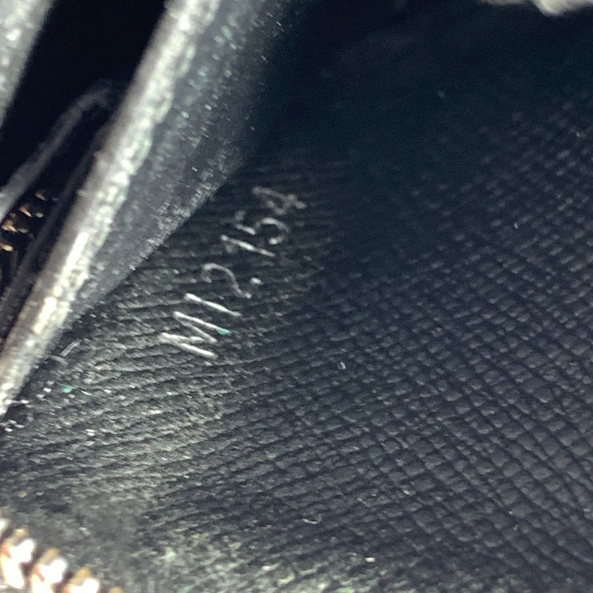 Louis Vuitton Damier Graphite Zippy Coin Purse Case Black — view 7