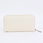 Hermes Azap Long Classic Machete Vaux Epson Off White Wallet Silver — view 2