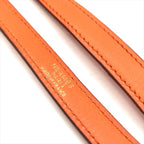 Hermes Kelly Bolide Gold Leather Shoulder Strap Bag Orange — view 6