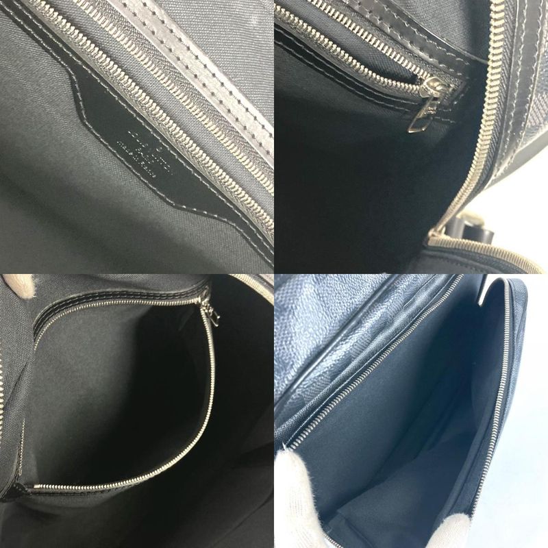 Louis Vuitton Io Shoulder Bag Damier Graphite Canvas Black — view 9