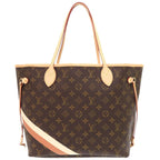 Louis Vuitton Current Neverfull MM Mon Monogram Tote Bag Camel Quartz — view 2