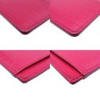 Louis Vuitton Card Holder Surple Epi Fuchsia Case 0190 — view 6