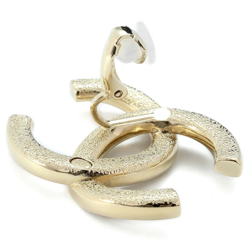 Chanel Logo Earrings — view 5