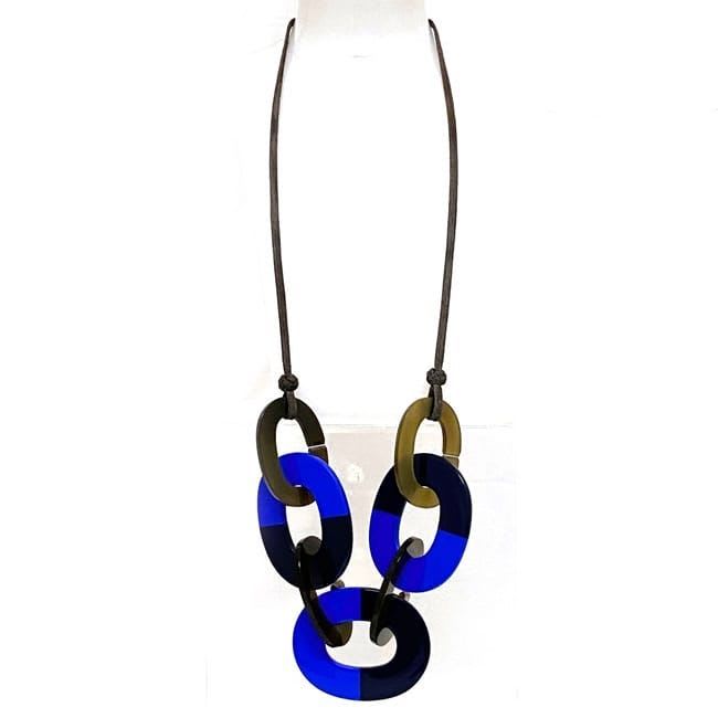 Hermes Necklace Caramba Lacquer Chain Beige — view 5