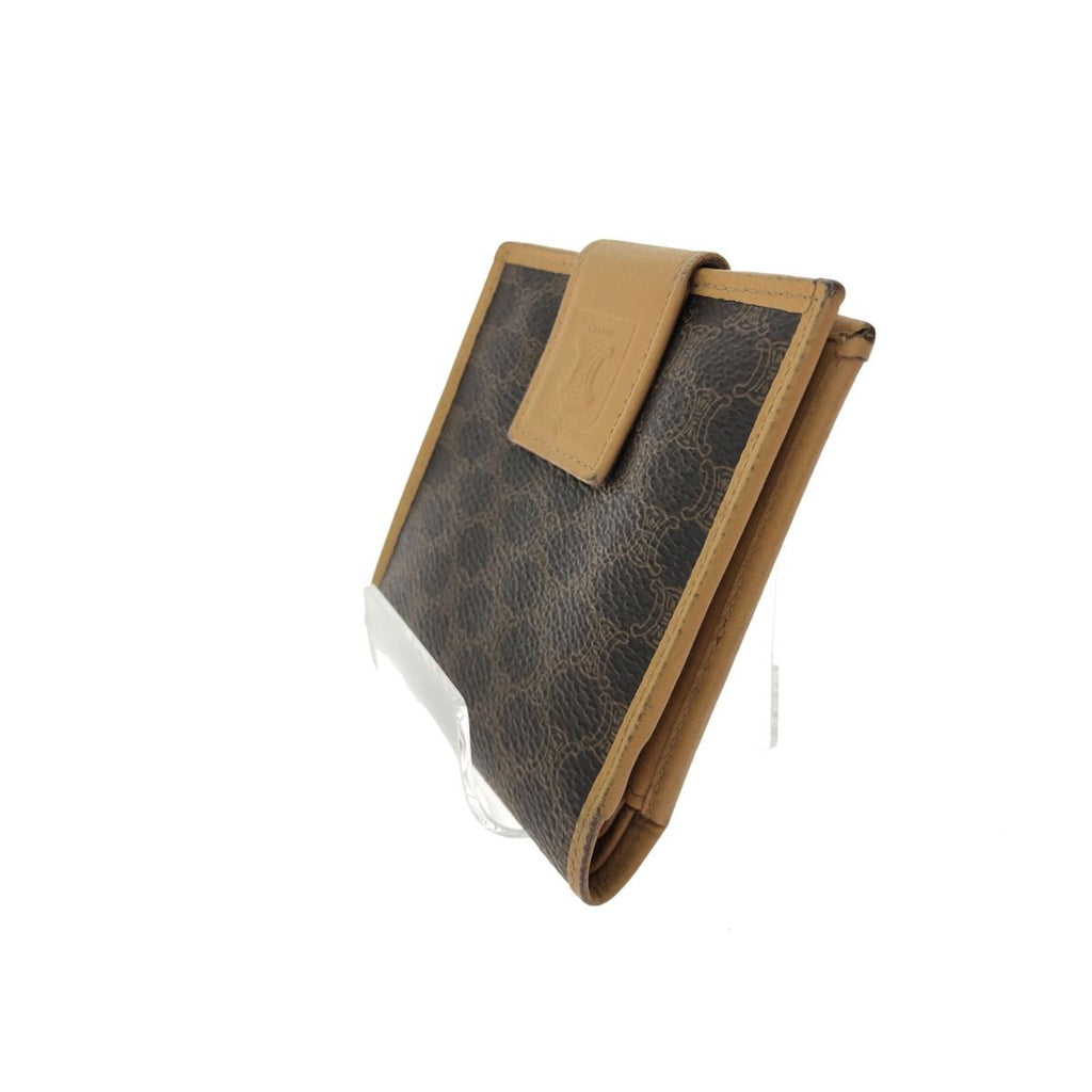 Celine Bifold Wallet Compact Macadam Brown — view 3