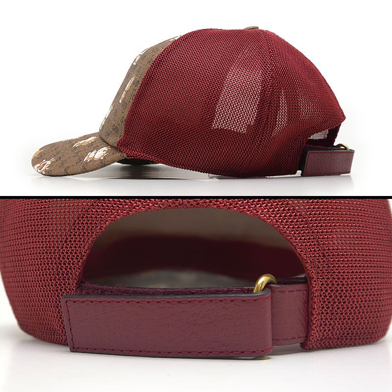 Gucci Doraemon Cap Brown and Red — view 2