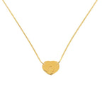 Dior CD Heart Metal Gold Necklace 0656 — view 3