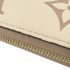 Louis Vuitton Long Wallet Zippy Bi-Color Monogram Empreinte Cles Creme — view 6