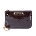 Louis Vuitton Monogram Vernis Pochette Cles NM Coin Case Leather Main Item :amarante