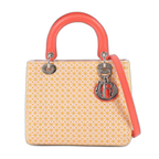 Dior 2-Way Bag Leather Main Item: Pink Orange