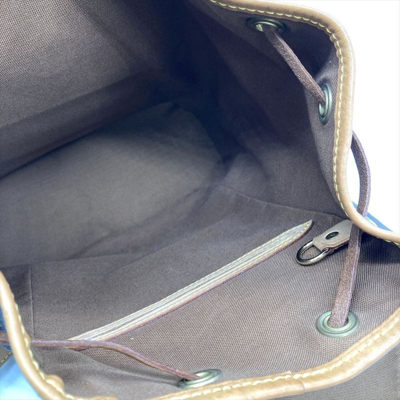 Louis Vuitton Montsouris MM Backpack Monogram Canvas Brown Gold Hardware — view 8