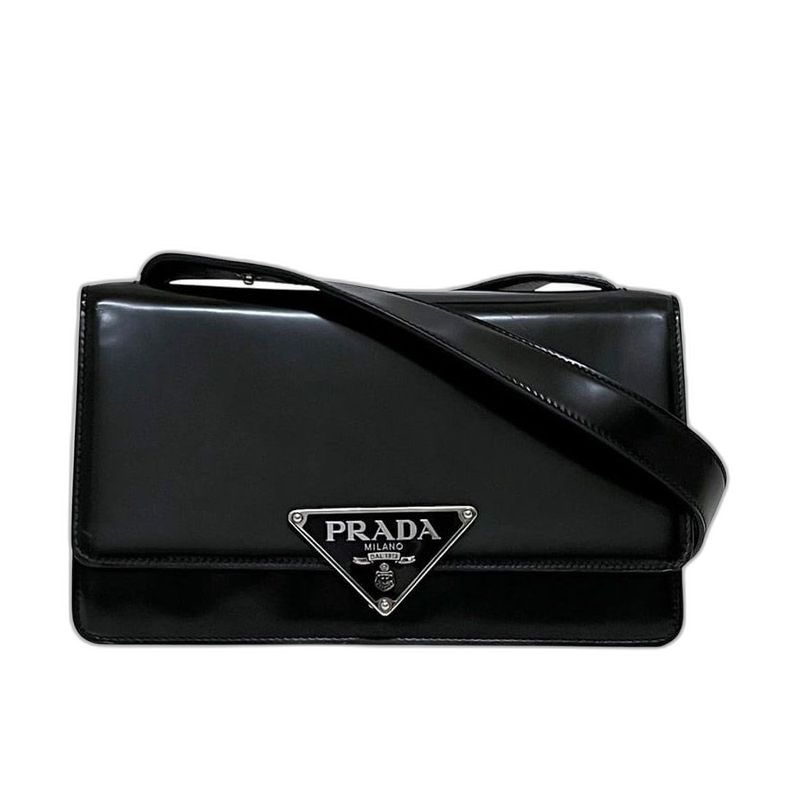 Prada 2-Way Shoulder Bag Black Nero