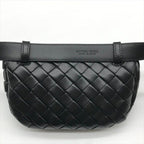 Bottega Veneta Belt Bag Waist Pouch Bag with Key Ring Black — view 2