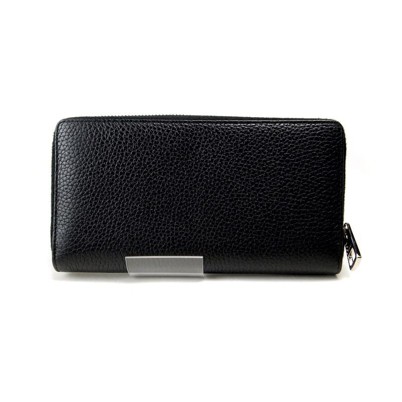 Gucci Round Zipper Long Wallet With Coin Purse Black — view 2