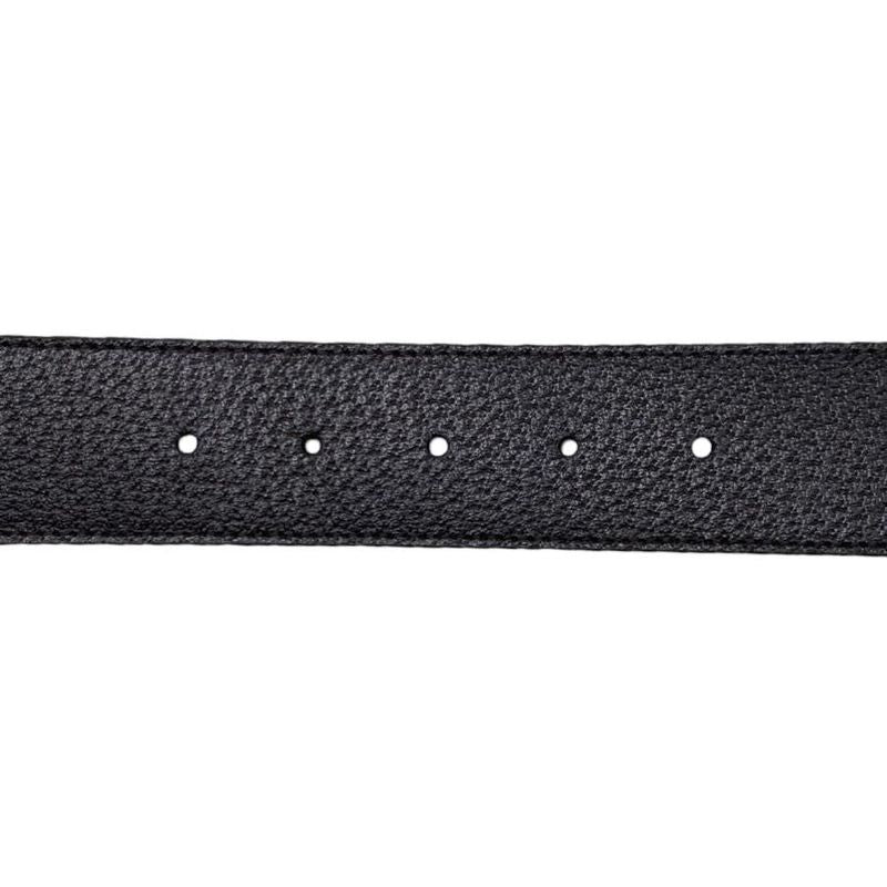 Gucci Wide Belt Double G Dj20 T 1000 Calfskinleather Black Goldhardware — view 6