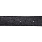 Gucci Wide Belt Double G Dj20 T 1000 Calfskinleather Black Goldhardware — view 6