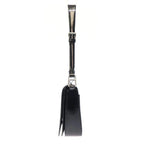 Prada Brushed Leather Shoulder Bag Black — view 3
