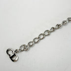 Christian Dior CD Logo Vintage Silver Necklace — view 5