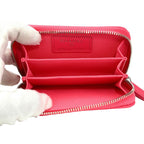 Chanel Coin Case Classic Zip Purse Neon Pink — view 5