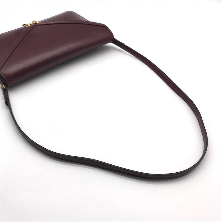 Hermes Liddy Calfskin Shoulder Bag Gold Purse — view 7