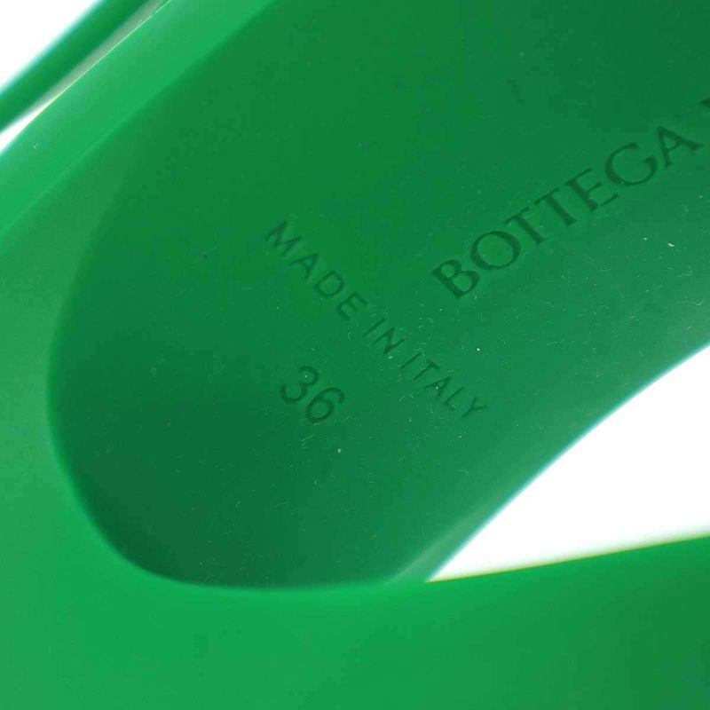 Bottega Veneta Jimbo Rubber Heel Sandals Green 36 — view 6