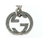 Gucci Engraving G Interlocking Key Ring Star Silver — view 2