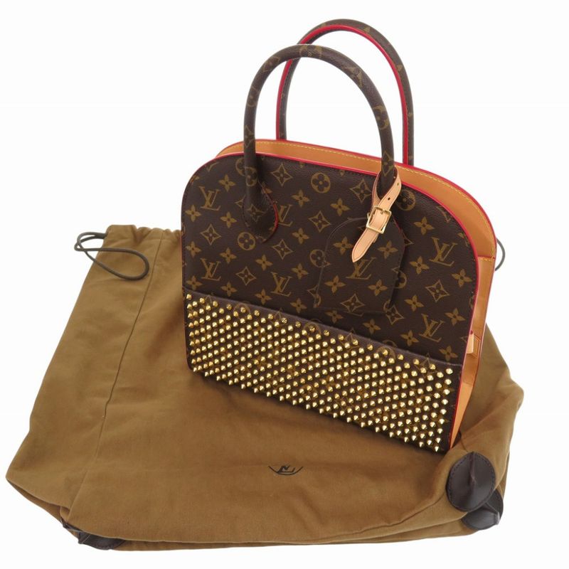Louis Vuitton Christian Louboutin Monogram Iconoclast Studded Halaco — view 2