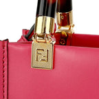 Fendi Shoulder Bag Mini Sunshine Shopper Pink — view 7