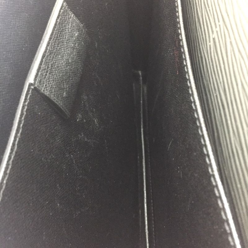 Louis Vuitton Business Bag Serviette Ambassador Epi Leather Creel Black — view 7