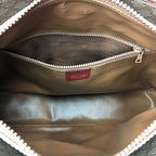 Celine Macadam Pattern Leather Bag Brown — view 9