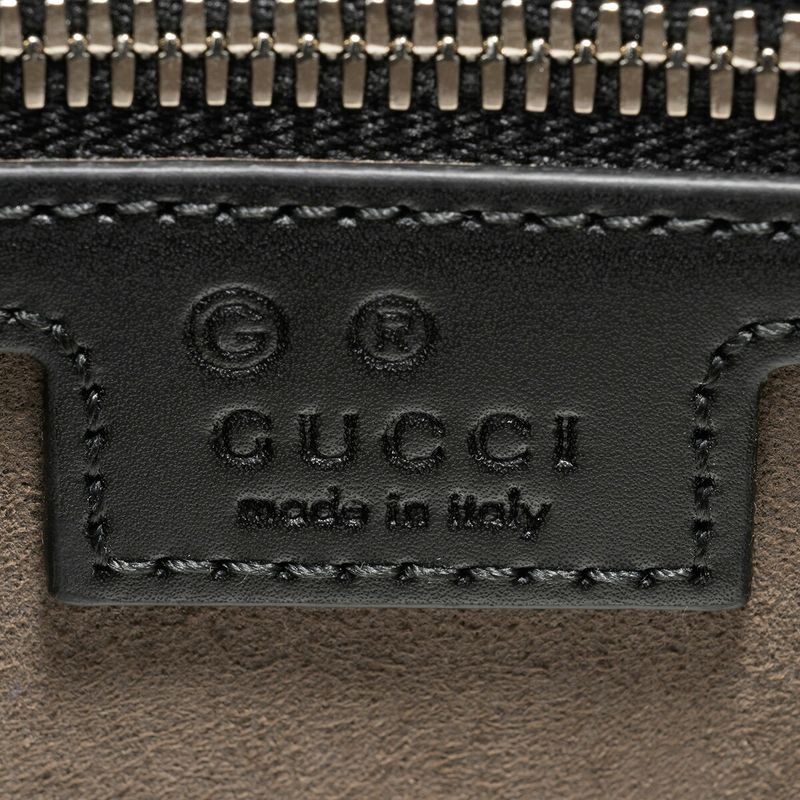 Gucci Shoulder Bag GG Supreme Beige Black — view 9
